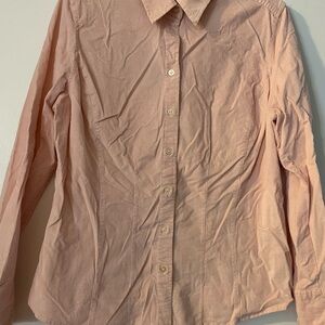 Eddie Bauer Light Pink Cotton Blend Shirt